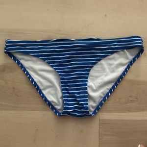 Royal blue and white swim bottoms